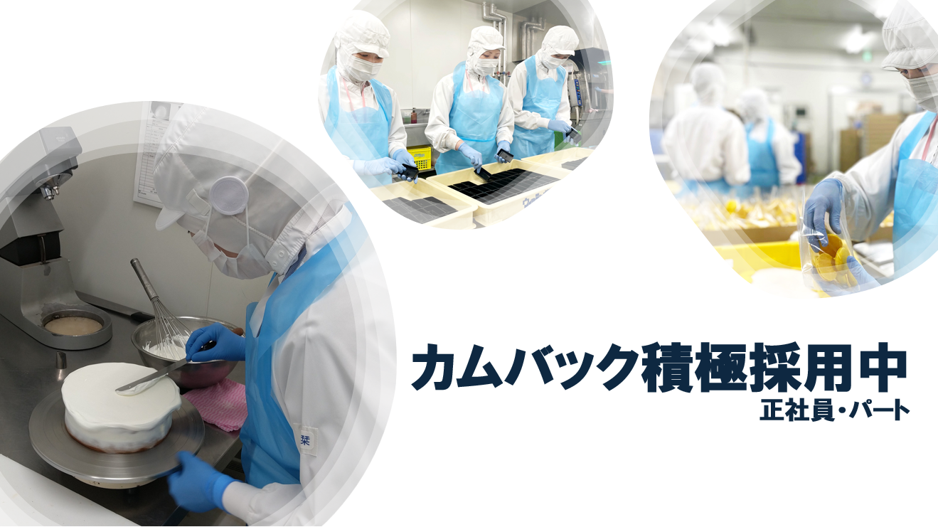 カムバック（ジョブリターン）積極採用中！